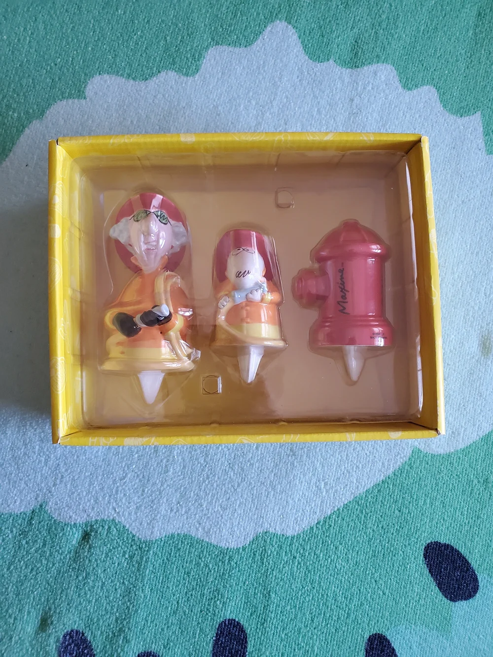 Hallmark Maxine Firefighter Ceramic Cake Toppers